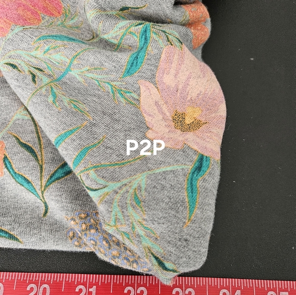 kate spade Gray Floral Long Sleeve Dress - Picture 9 of 11